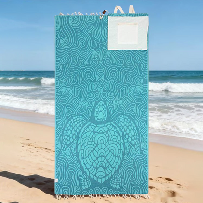 2026 HOT SALE 49% OFF - 2-in-1 Convertible Towel & Backpack with Inner Zip Pocket & Sand-Repelling Fabric