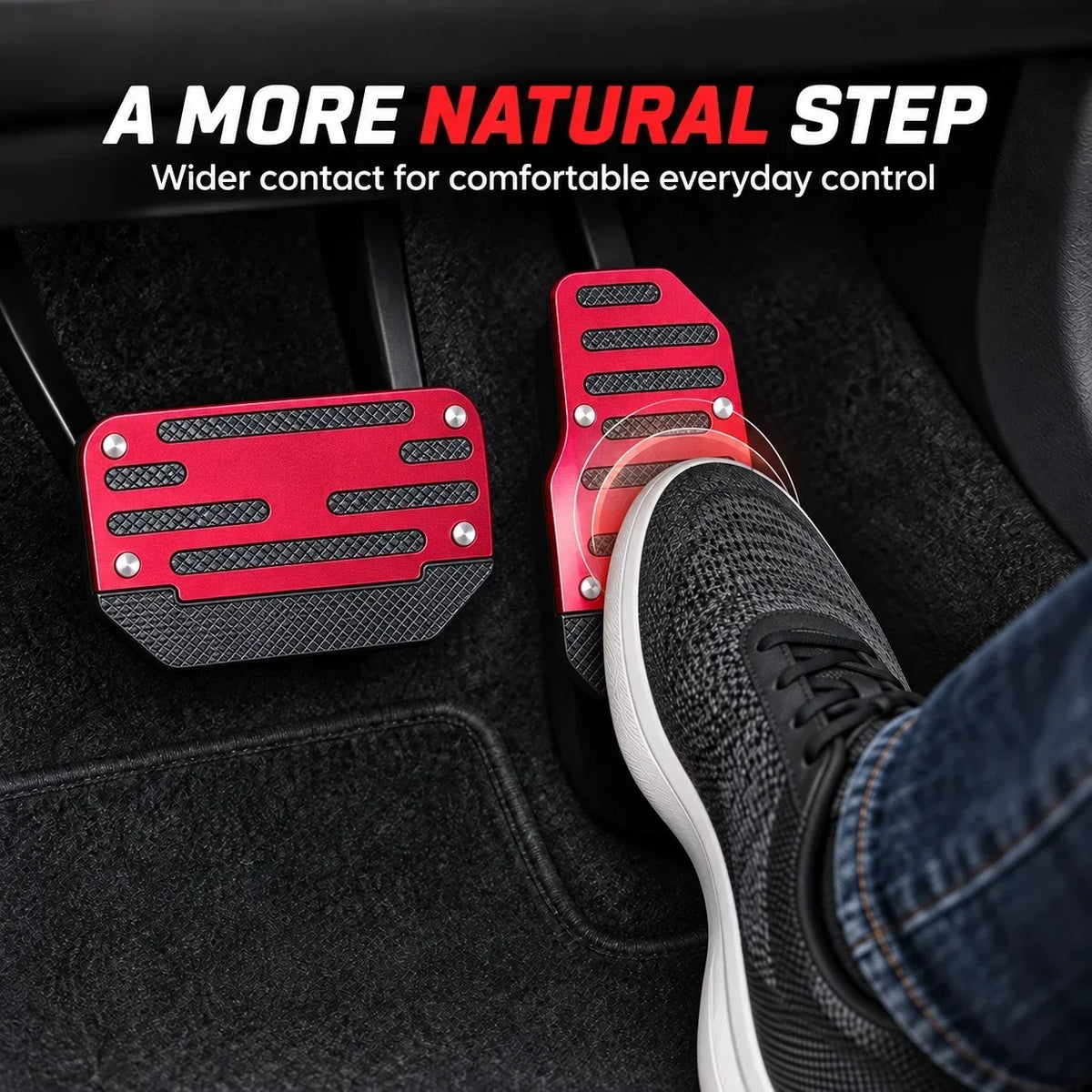 NonSlip Universal Automatic Foot Brake Gas Cover Pad Pedal Accessories Car