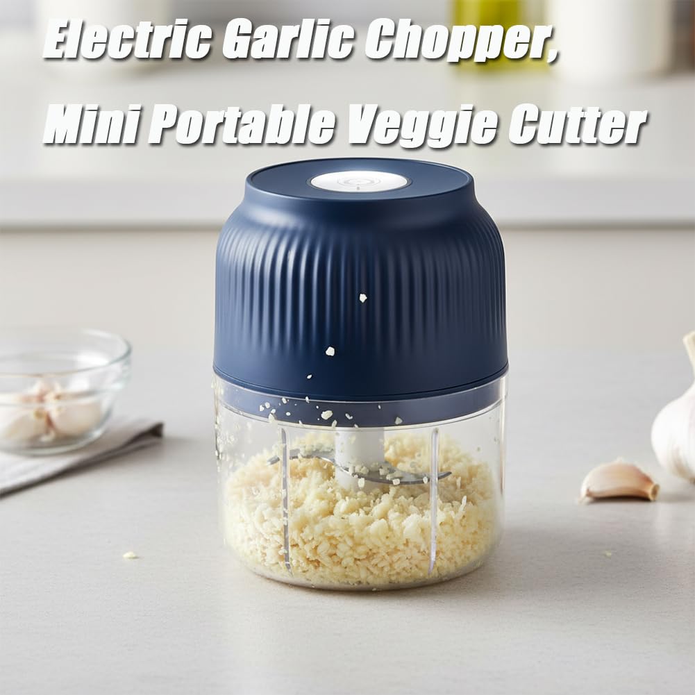 Ends Today 50% OFF Electric Garlic Chopper, Mini Portable Veggie Cutter