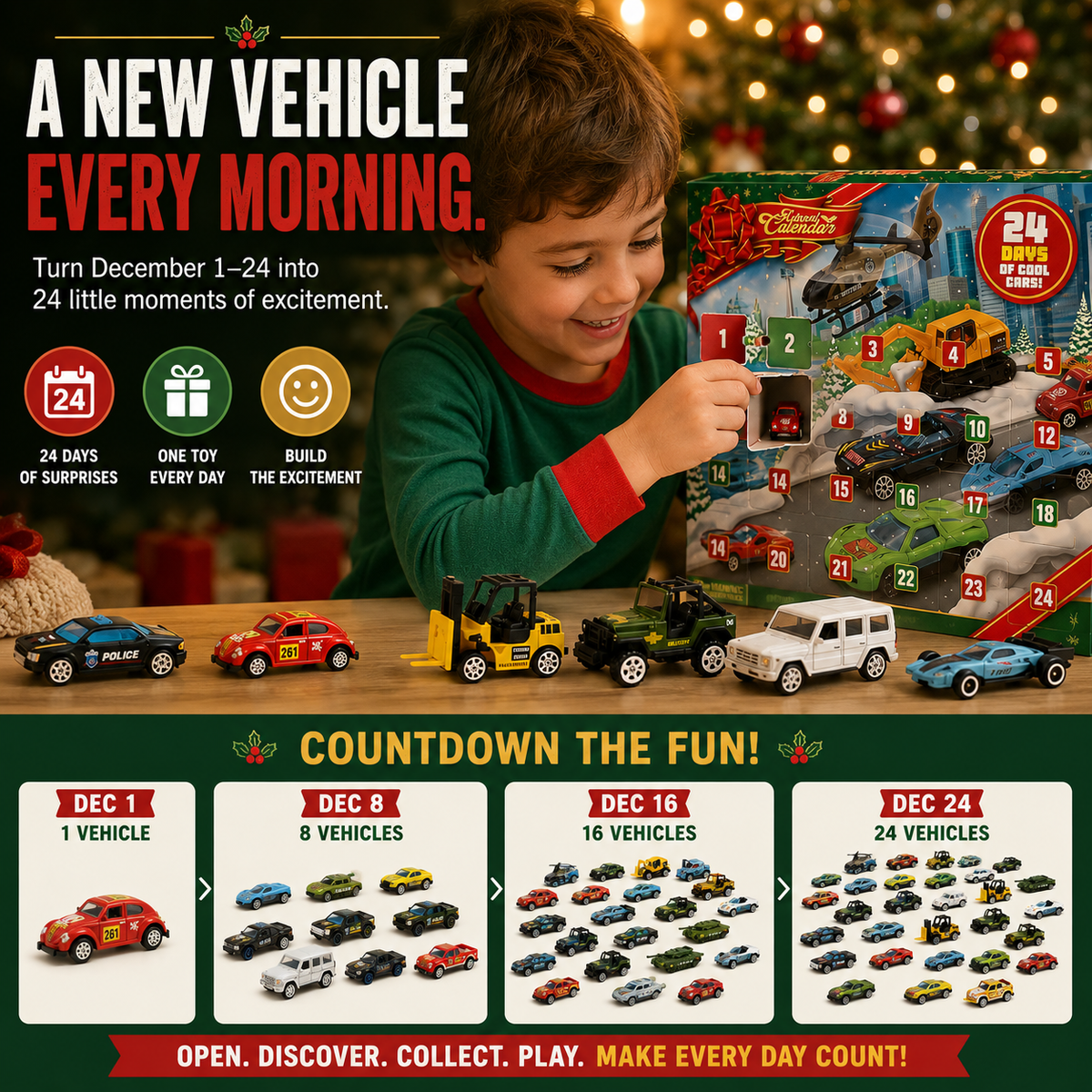 2026 Christmas Car Advent Calendar – 24 Surprises Before Christmas