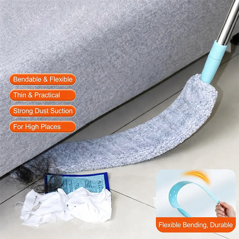 Replacement Gap Duster for Home Corner Place, Durable Flexible Arbitrary Bending Microfiber Dust Brush