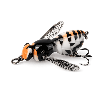 Bionic Wasp Crawl Bait - Topwater Micro Fishing Lure with Acoustic Noise Steel Balls for Bass & Pike Professional Anglers