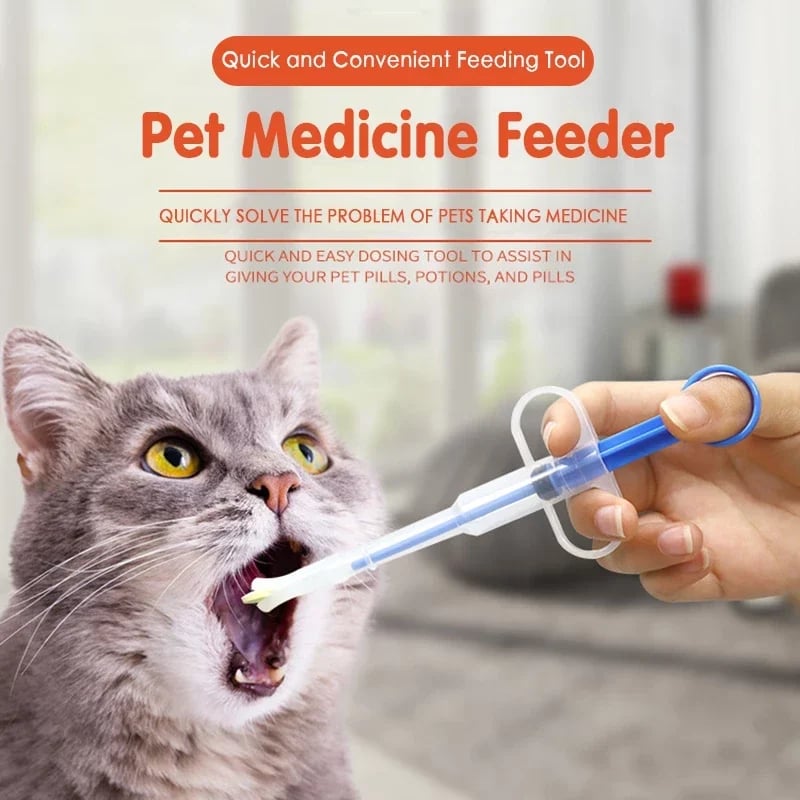 2-in-1 Pet Medicine Feeder – For Pills & Liquid Medication