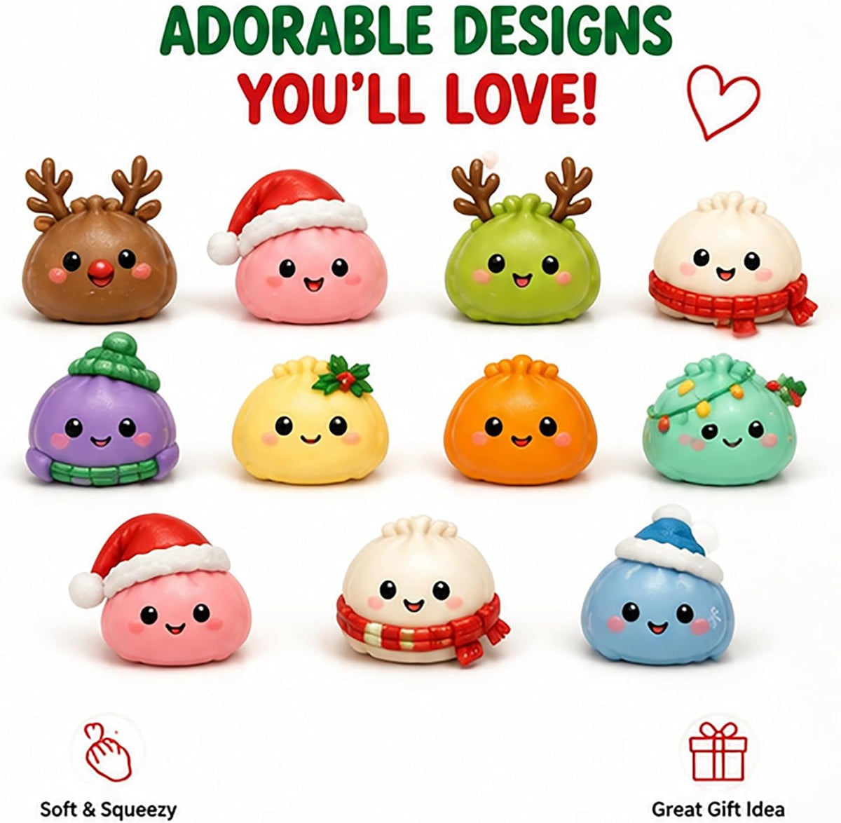 24 Days of Squishy Christmas Surprises
