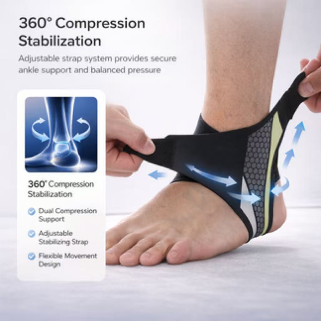 2026 HOT SALE50K+ SOLD Ankle Support Brace Comfortable Support for Everyday Activities