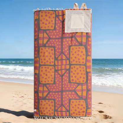 2026 HOT SALE 49% OFF - 2-in-1 Convertible Towel & Backpack with Inner Zip Pocket & Sand-Repelling Fabric