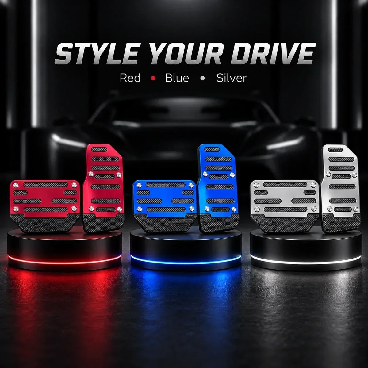 NonSlip Universal Automatic Foot Brake Gas Cover Pad Pedal Accessories Car