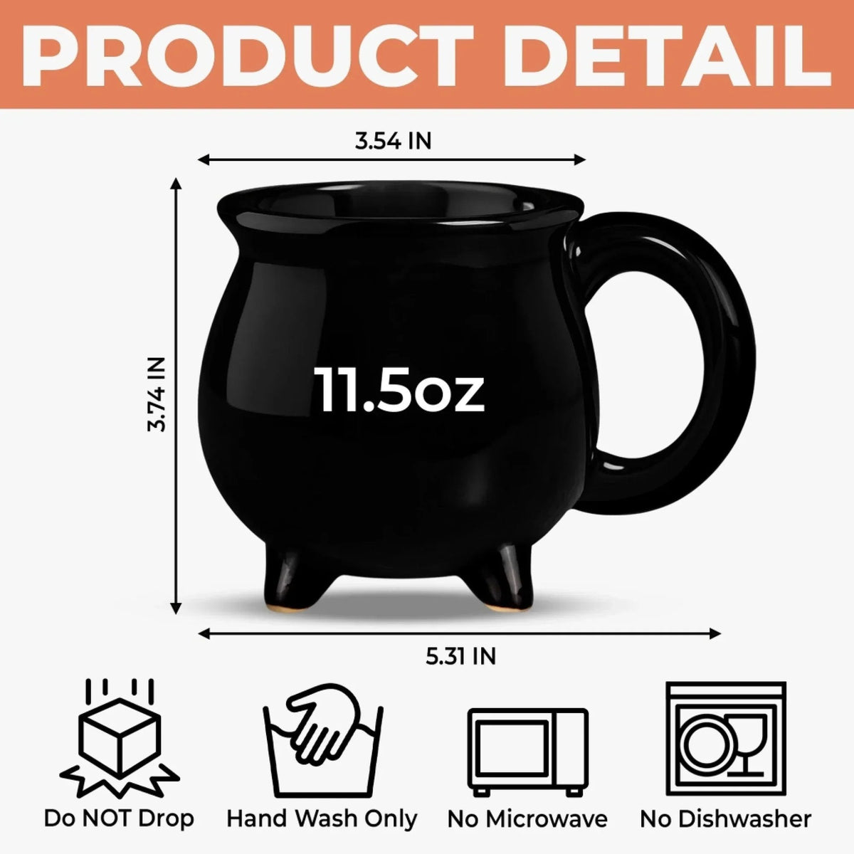 Halloween Early Bird SaleCustom Witch Cauldron Mug — The Ultimate Halloween Brew!