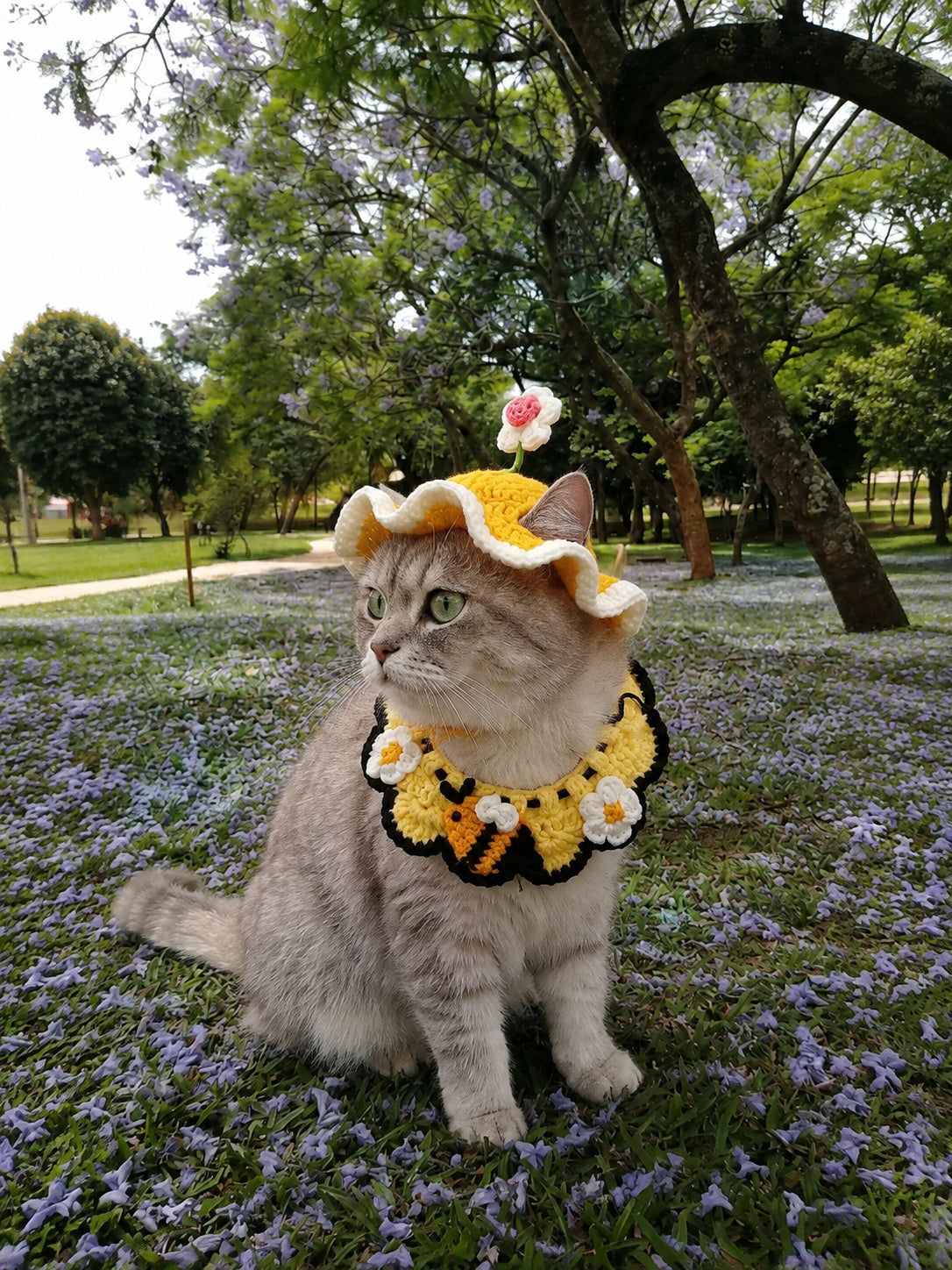 Handmade Crochet Kitty Hat