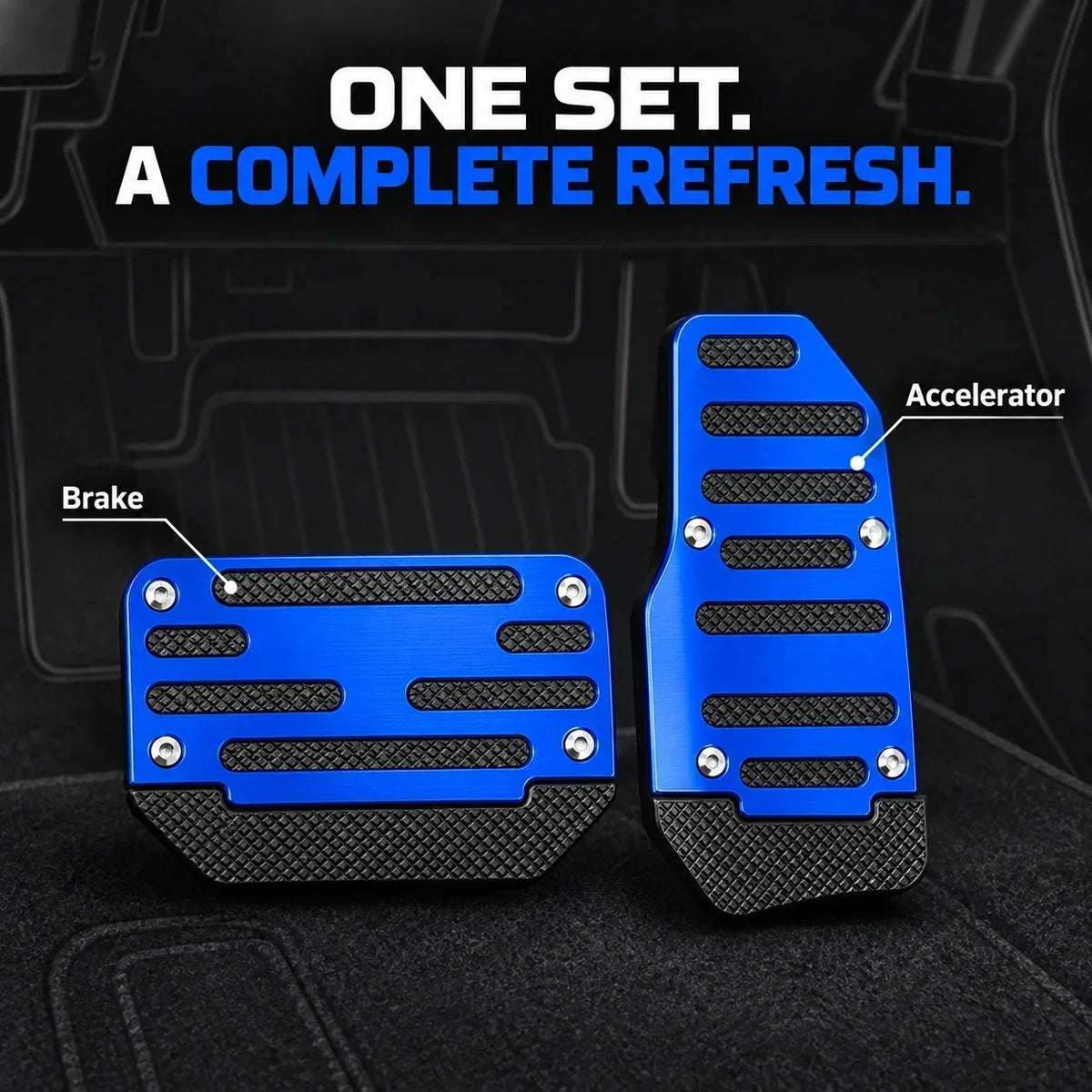 NonSlip Universal Automatic Foot Brake Gas Cover Pad Pedal Accessories Car
