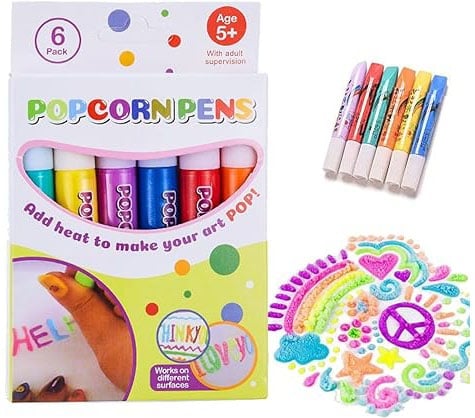 Magic Pen – Draw in 3D with a single stroke! DIY bubble "popcorn" effect drawing pens – Buy 3 Get 2