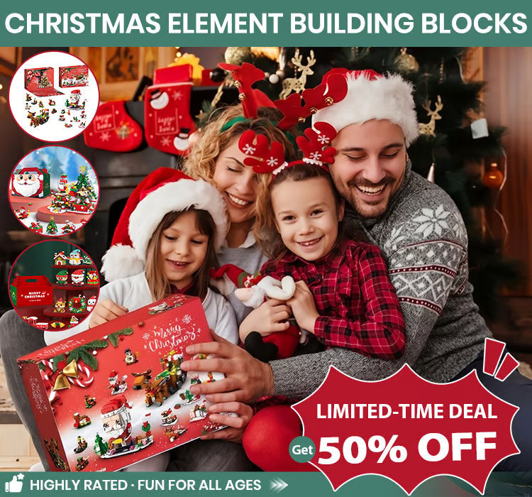 FOR A LIMITEDTIME ONLY! 50% OFF Christmas Element Building Blocks