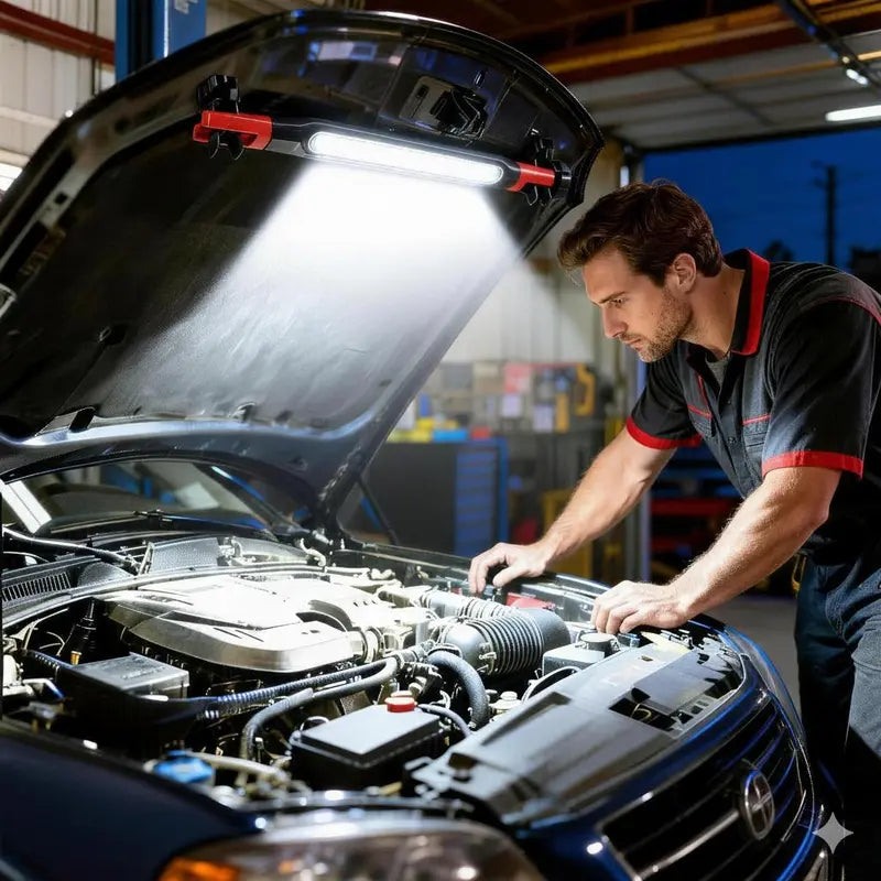Professional Mechanic Work Light - Hands-Free Under Hood Auto Repair Lamp