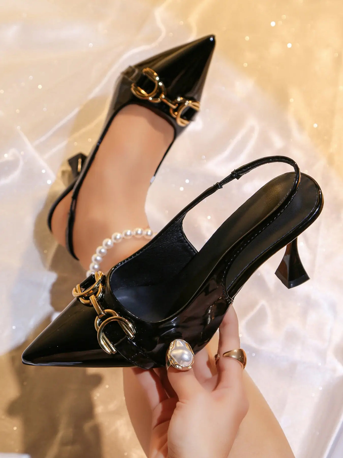 Women's Sandals – Pointed Toe, Stiletto Heel