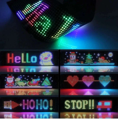 Flash SaleDIY Car Dynamic LED Smart Colorful Eye Lamp Soft Screen