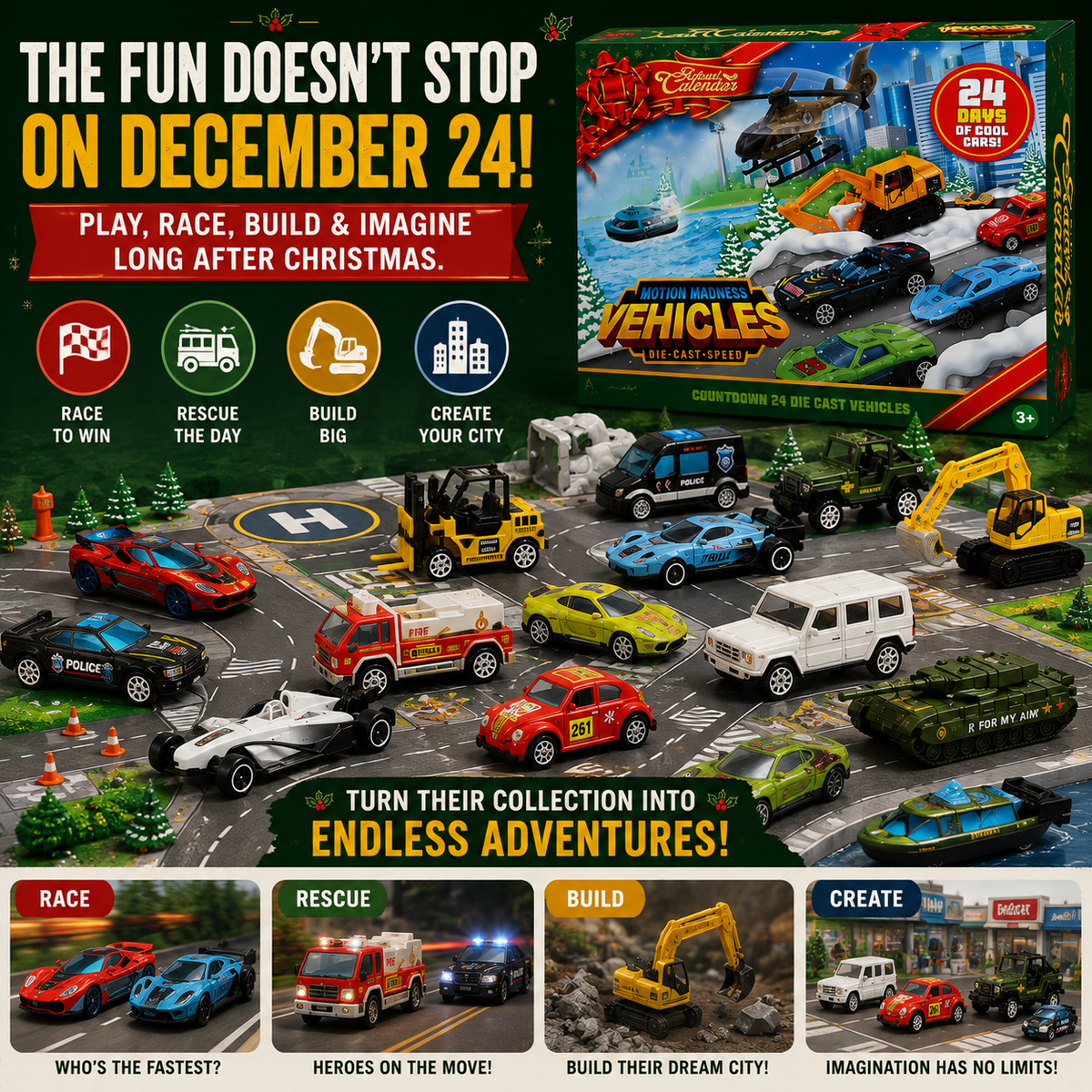 2026 Christmas Car Advent Calendar – 24 Surprises Before Christmas