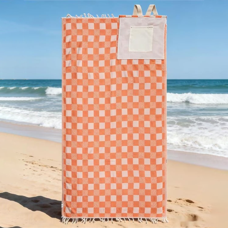 2026 HOT SALE 49% OFF - 2-in-1 Convertible Towel & Backpack with Inner Zip Pocket & Sand-Repelling Fabric