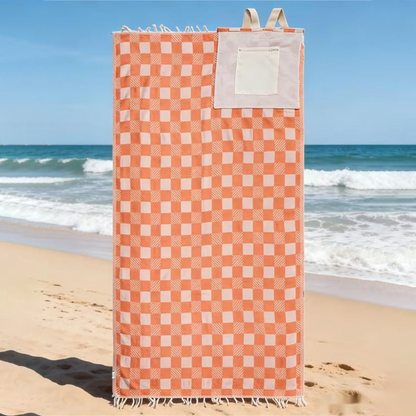 2026 HOT SALE 49% OFF - 2-in-1 Convertible Towel & Backpack with Inner Zip Pocket & Sand-Repelling Fabric
