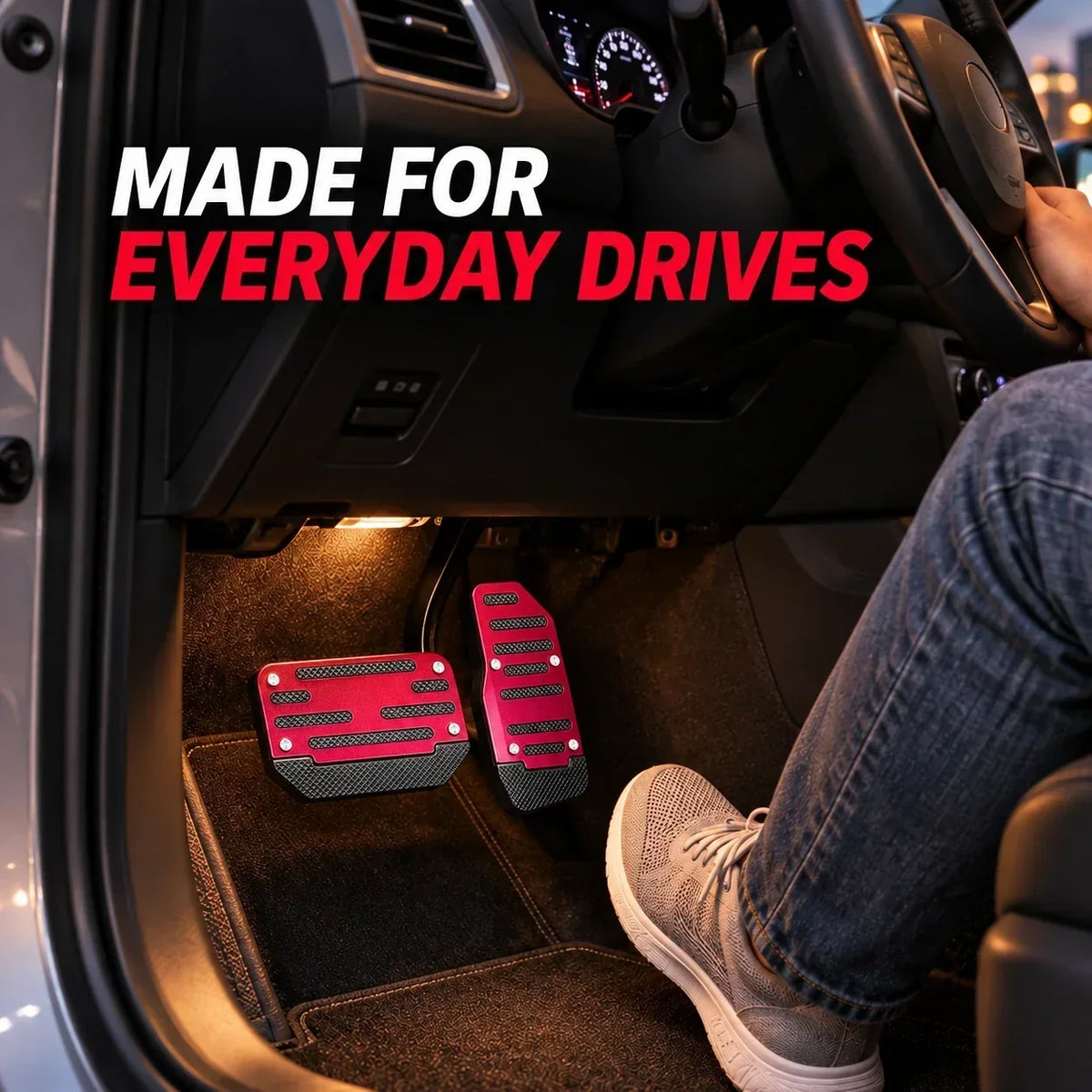 NonSlip Universal Automatic Foot Brake Gas Cover Pad Pedal Accessories Car