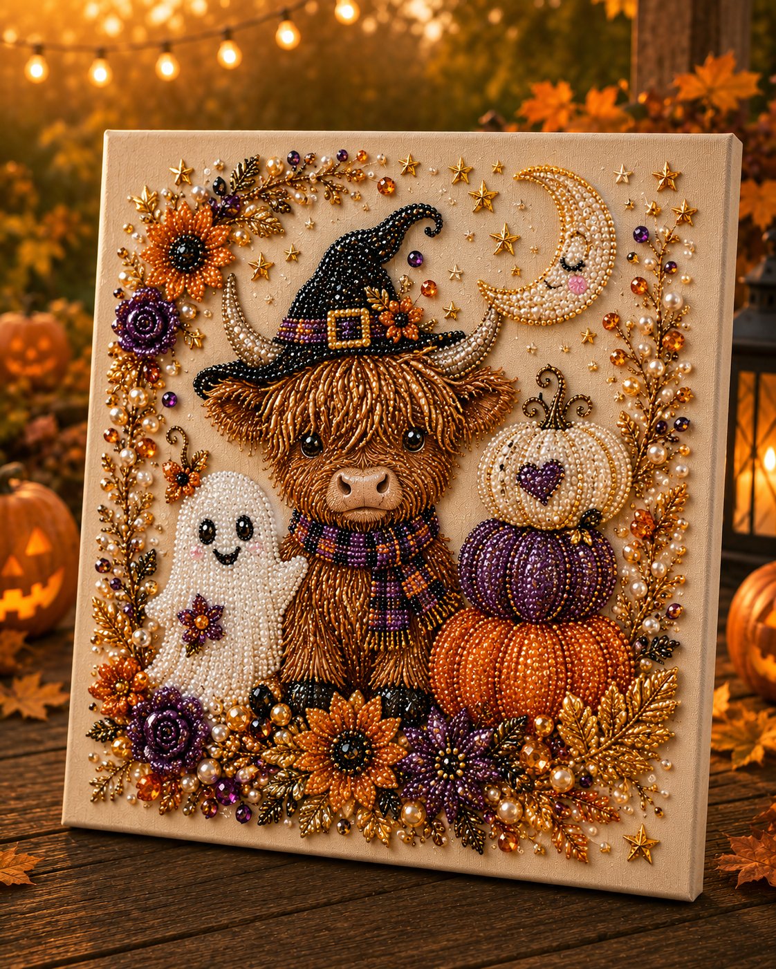 Pearl Art DIY Kit – Turn Tiny Pearls into Spooky-Cute Magic