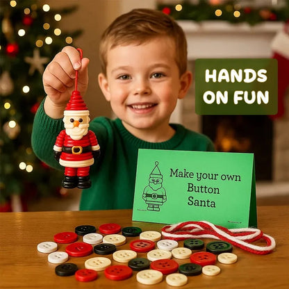Buy 1 Get 1 Free DIY Button Ornament Kits