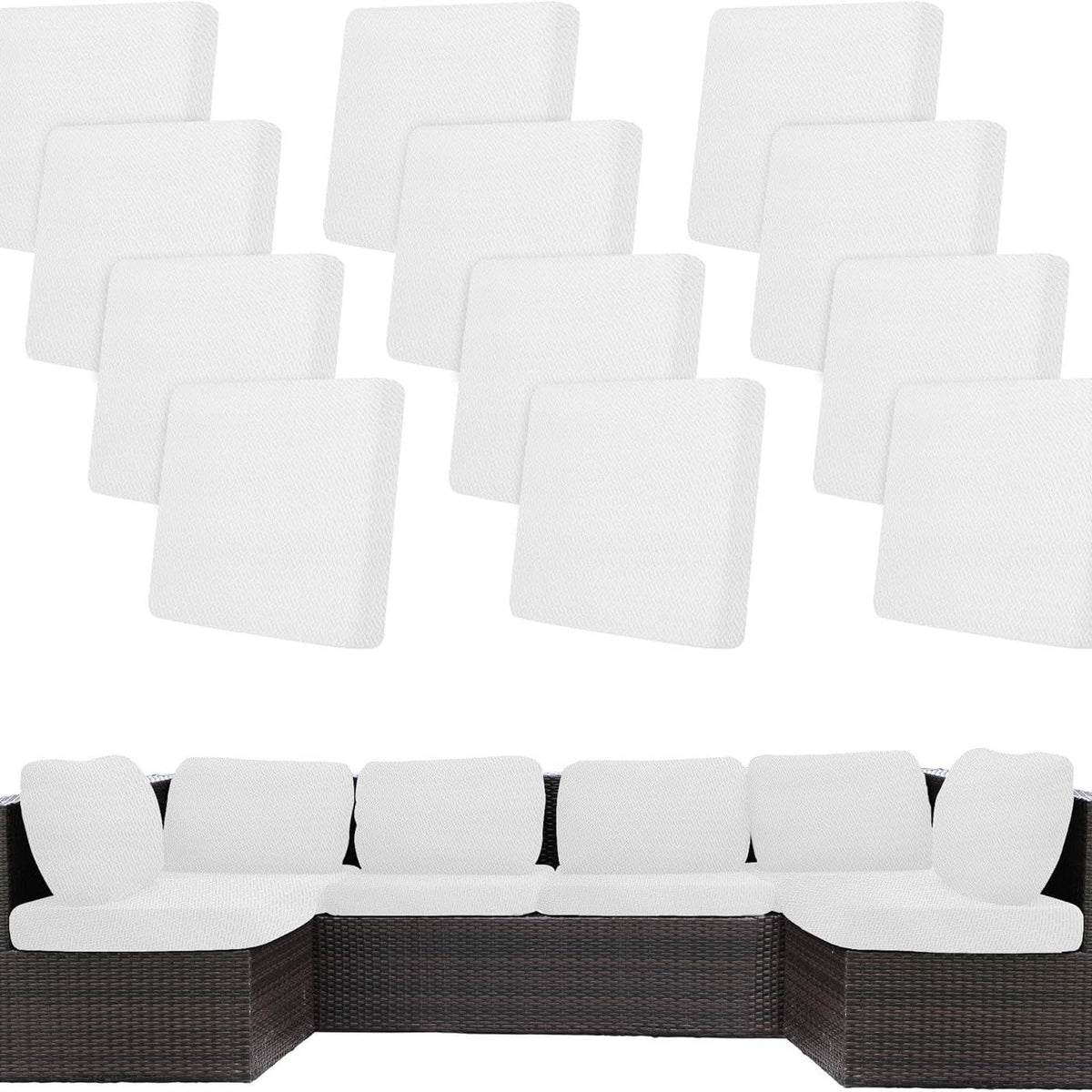 Stretch Sofa Cushion Covers — Only $9.99 Per Cover