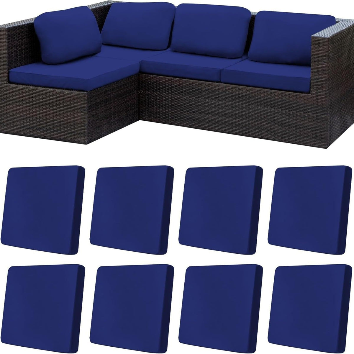 Stretch Sofa Cushion Covers — Only $9.99 Per Cover