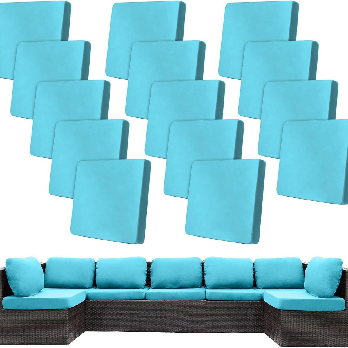Stretch Sofa Cushion Covers — Only $9.99 Per Cover