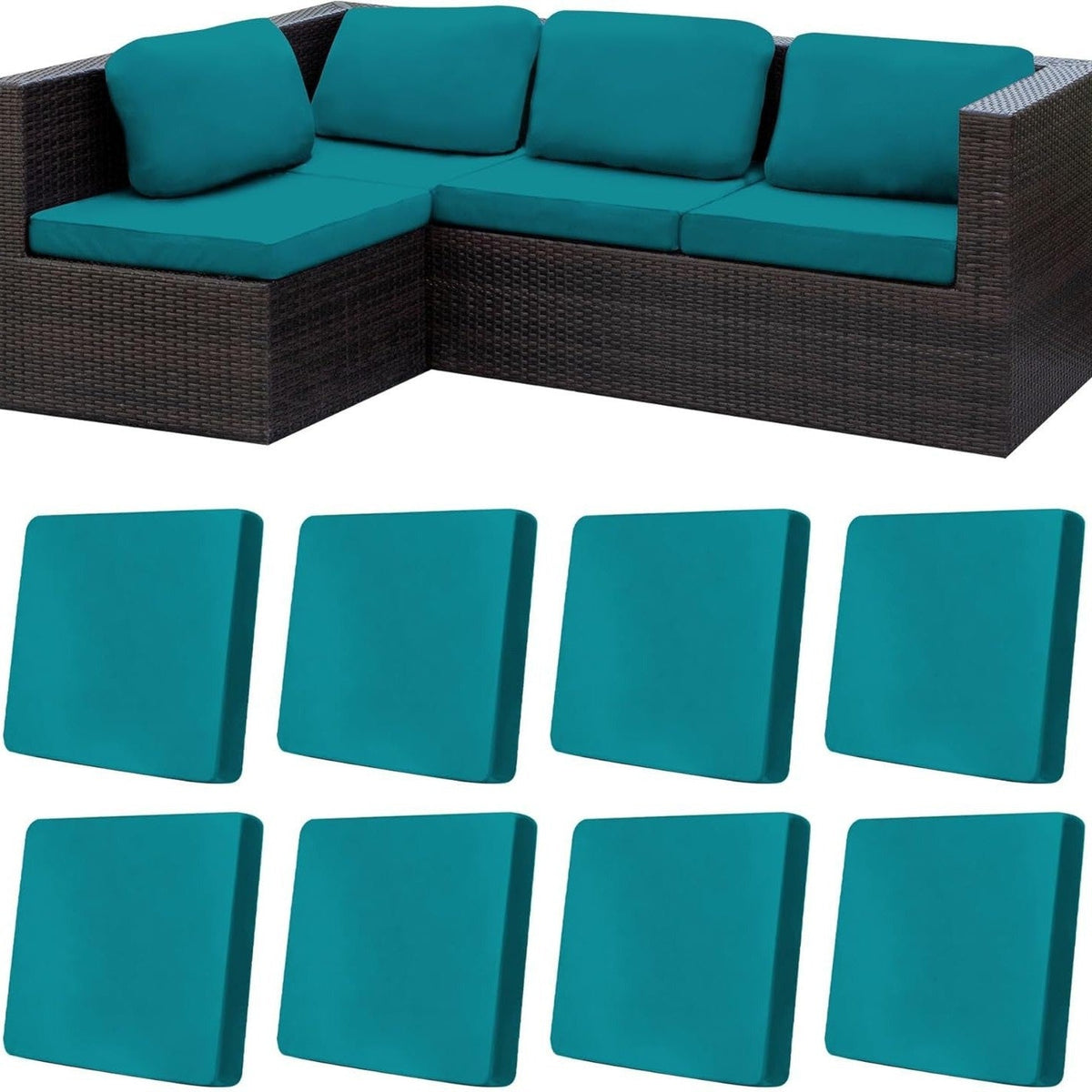 Stretch Sofa Cushion Covers — Only $9.99 Per Cover