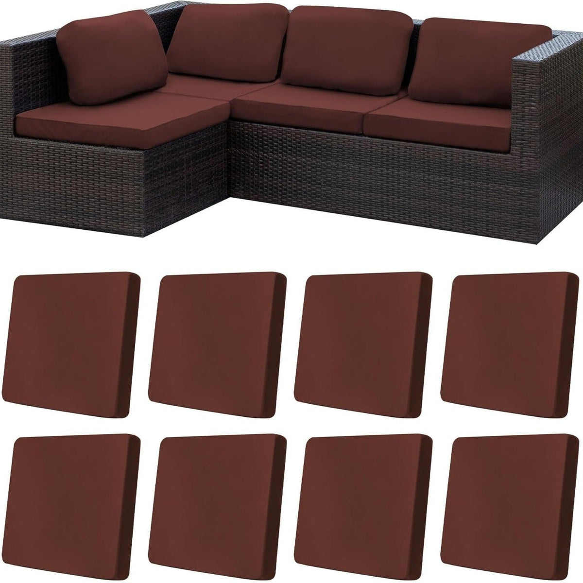 Stretch Sofa Cushion Covers — Only $9.99 Per Cover