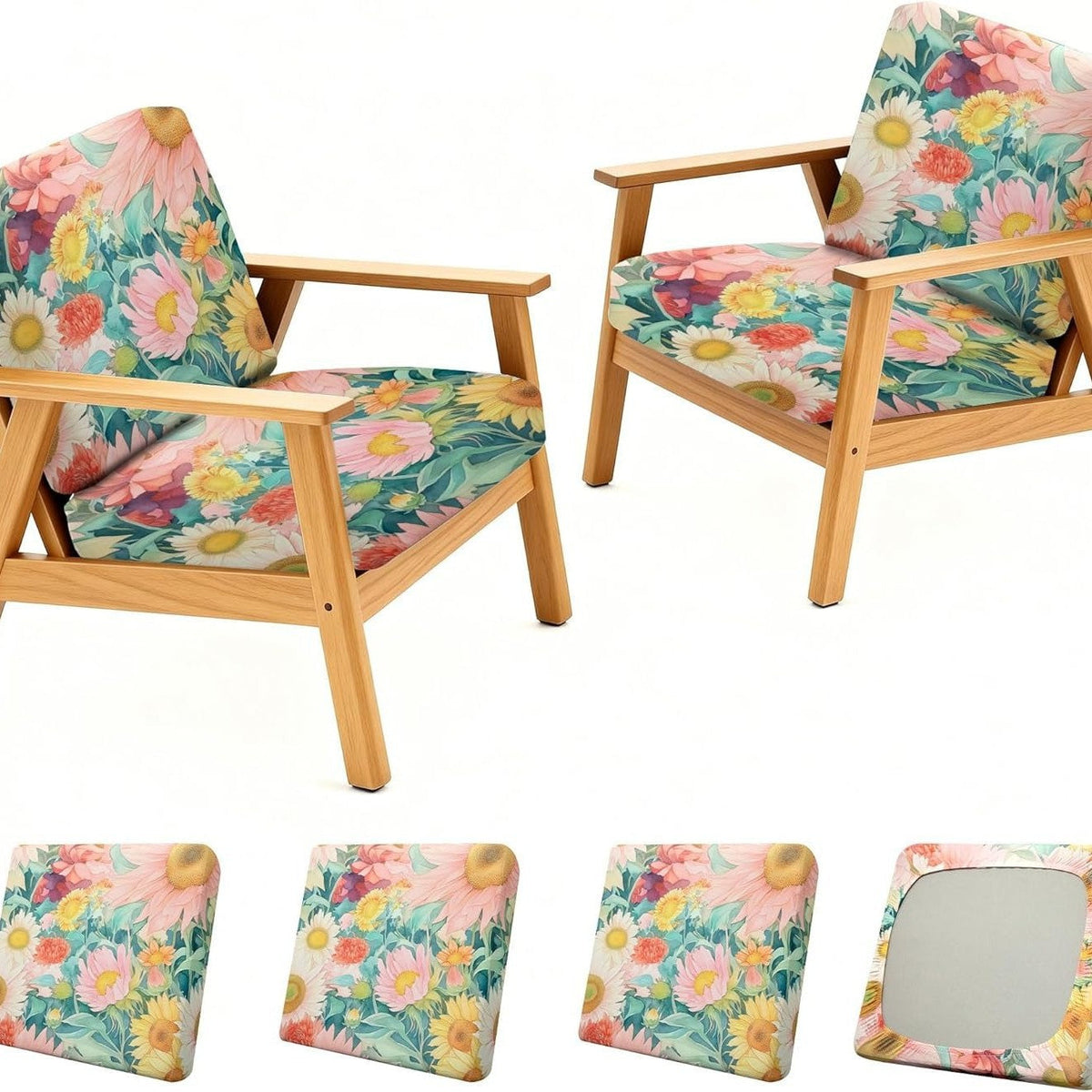 Stretch Sofa Cushion Covers — Only $9.99 Per Cover