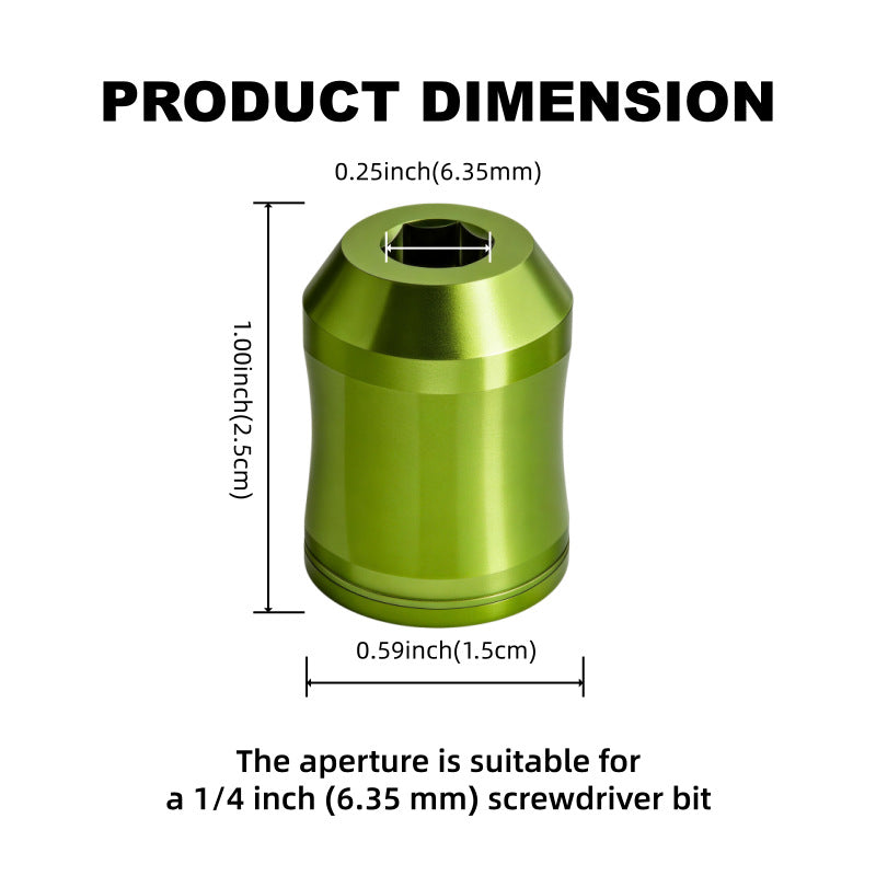Strong Magnetic Screw Holder Ring for 1/4" Hex Bits