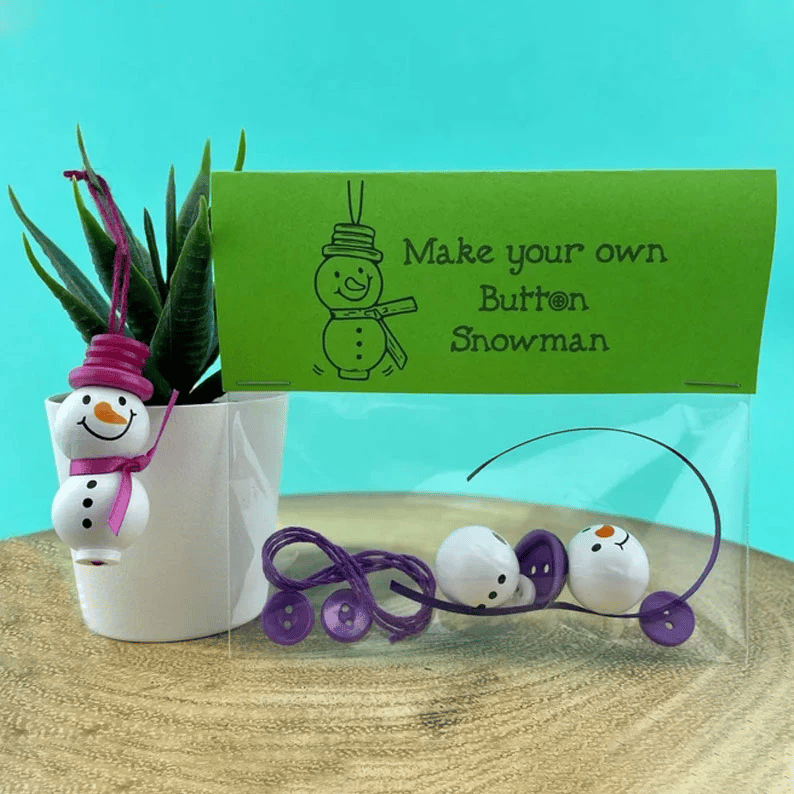 Buy 1 Get 1 Free DIY Button Ornament Kits