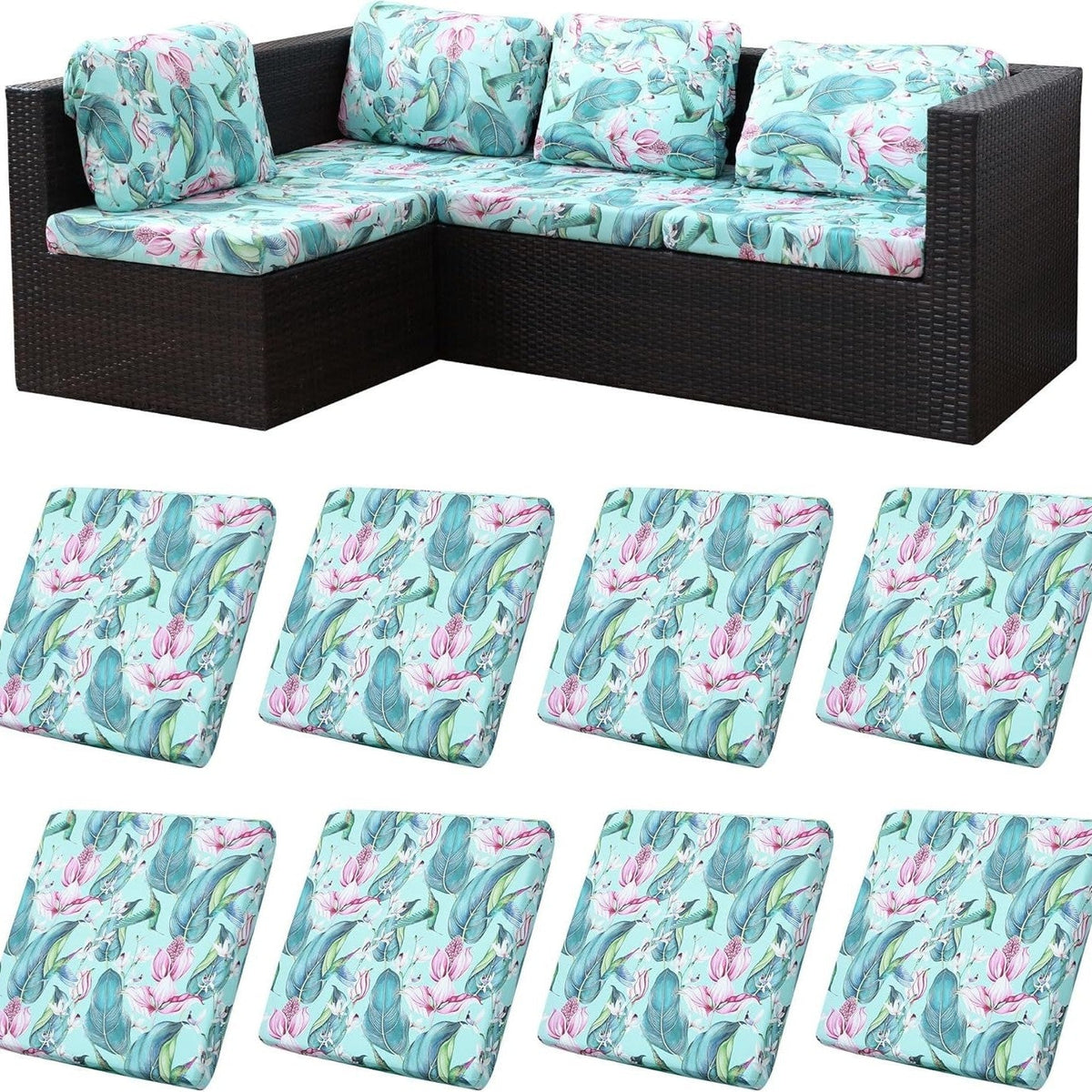 Stretch Sofa Cushion Covers — Only $9.99 Per Cover