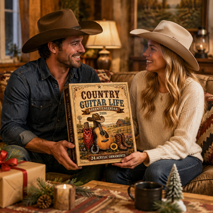 Country Music Advent Calendar 24 Days of Guitar & Western Christmas Magic