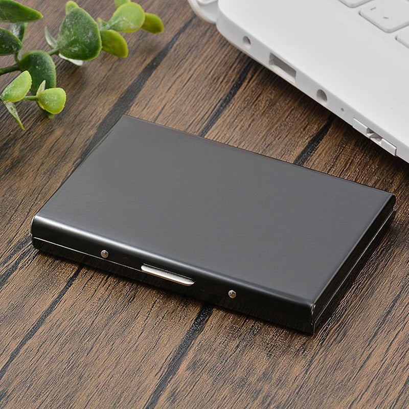 Stainless Steel RFID-Blocking Card Holder