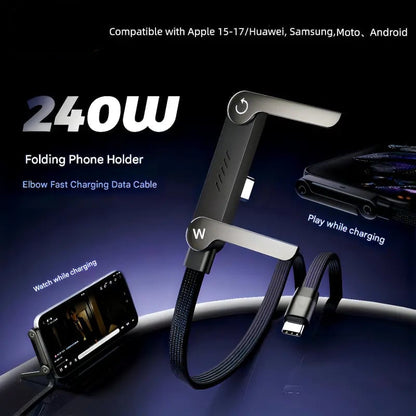 240W Super Fast Charging 360° Rotating Invisible Stand
