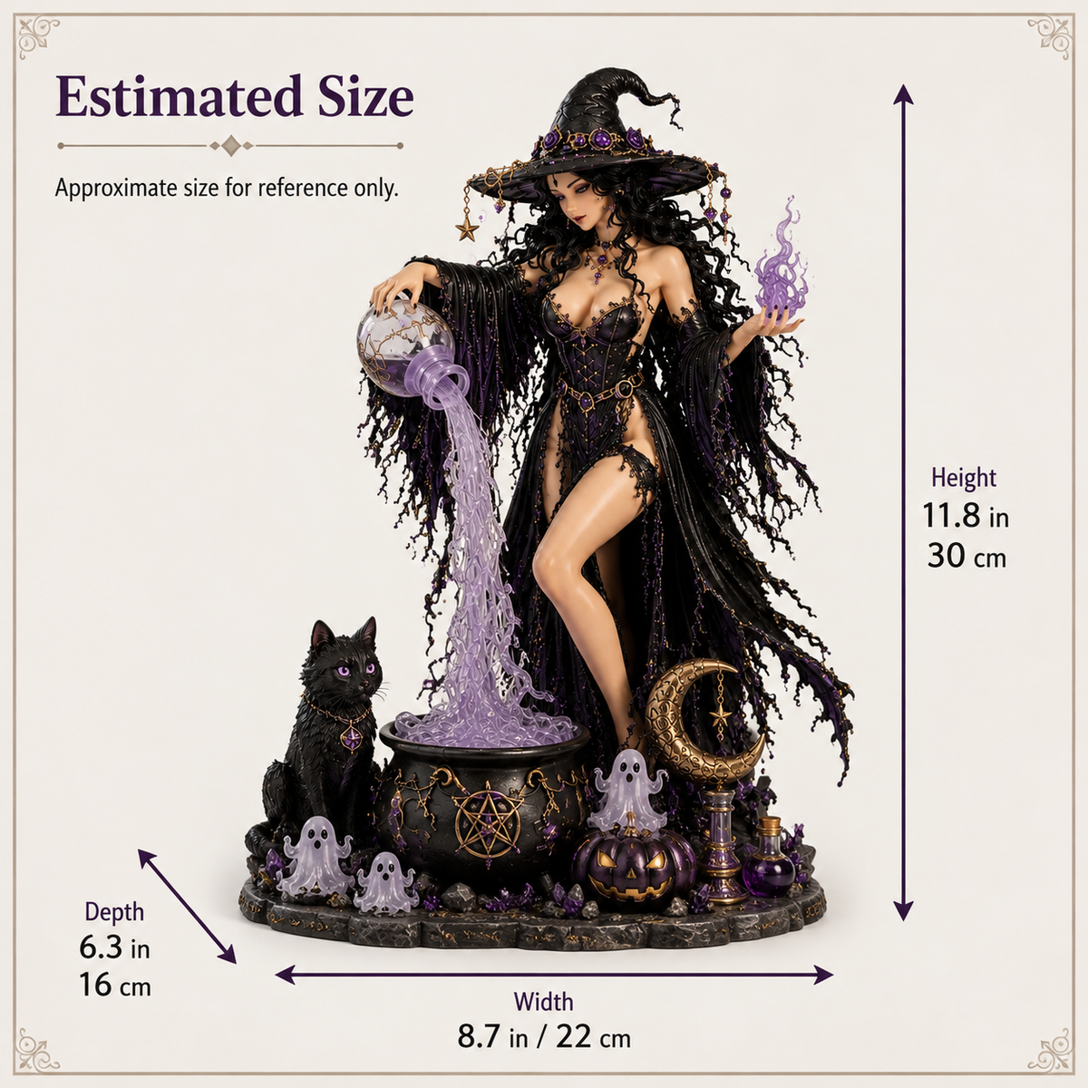 Midnight Witch’s Enchanted Potion Light