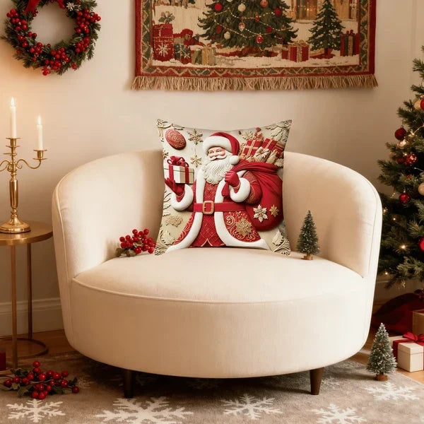 Christmas Best Seller Festive Red Pillow Cover — Add Holiday Cheer to Your Home