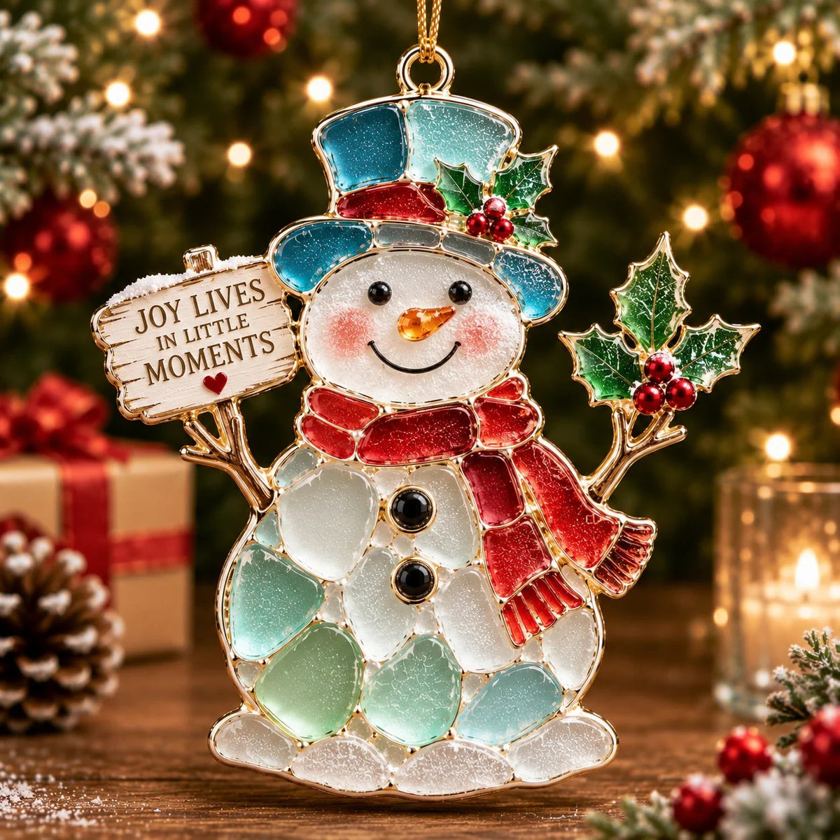 Last Day 50% OFF Sea Glass Christmas Blessing Ornaments