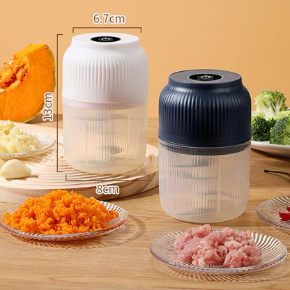 Ends Today 50% OFF Electric Garlic Chopper, Mini Portable Veggie Cutter