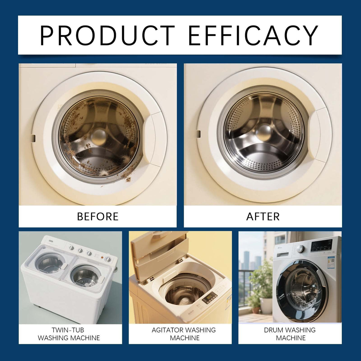 LIMITEDTIME ONLY 50% OFF - Eco Washing Machine Cleaner - Beat Pet Odors, Mold