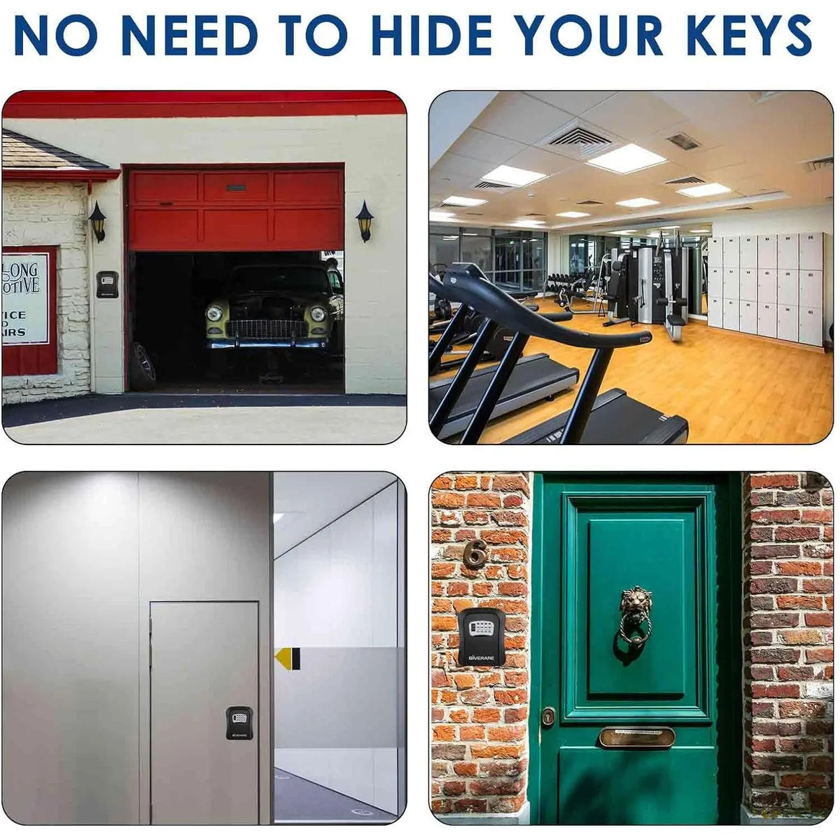 Wall Mount Key Lock Box‑ 4 Digit Combination Lockbox