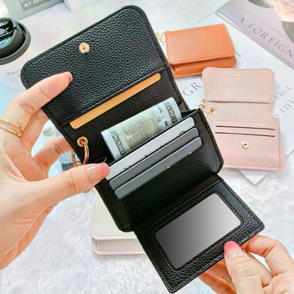 Compact RFID Wallet for Women – Fashionable Card Organizer & Coin Purse