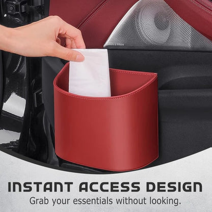 2026 HOT SALE50K+ SOLD! 49% OFF! Leather Car Door Cup Holder – Wide‐mouth opening, easy reach for drinks & phone. Clip‐on secure fit. PU leather, tough & stylish.