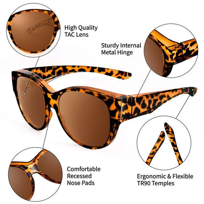 LAST DAY SALE 50% OFFFitover Polarized Sunglasses | UV400 & Anti-Blue Light