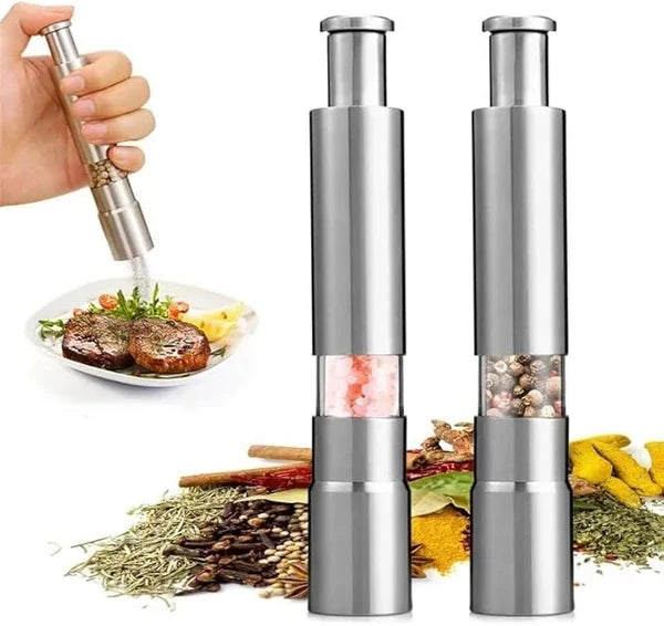 Best-Selling Salt & Pepper Shaker Set — Stylish, Convenient & Easy to Use