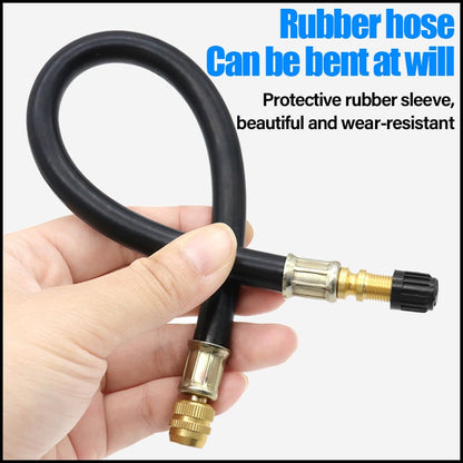 Garage Essential Universal Flexible Tire Valve Extenders for Car, Motorcycle, RV, Truck, Bike, Scooter