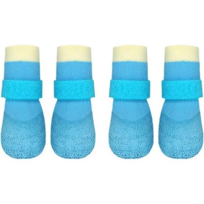 Premium Waterproof Knit Dog Boots – Anti-Slip Paw Protection for Indoor & Outdoor Adventures