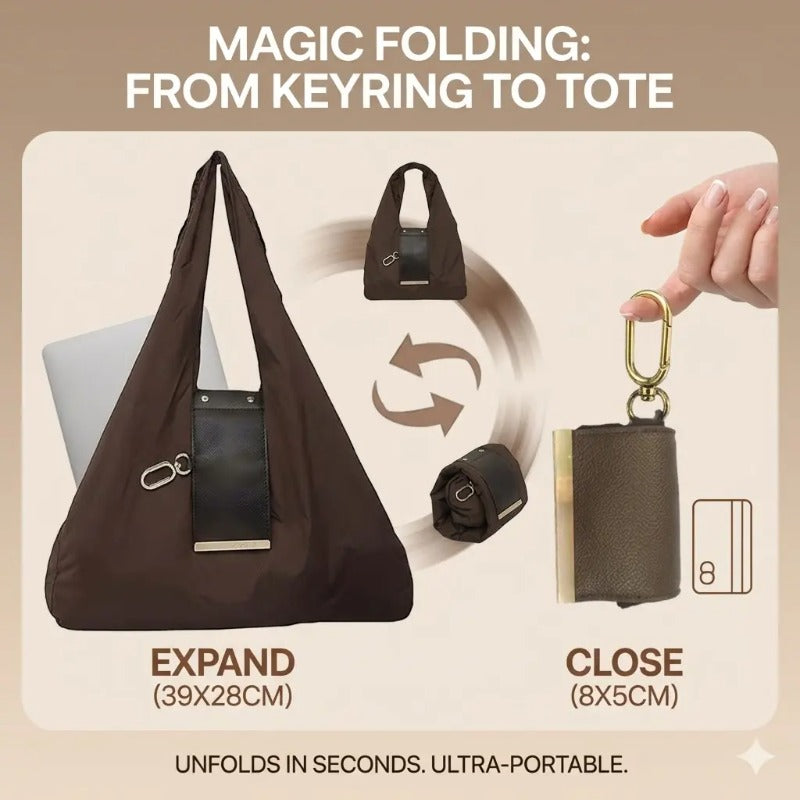 Foldable Keychain Bag Reusable Grocery Bags